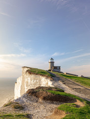 Fototapeta na wymiar Lighthouse and cliff.