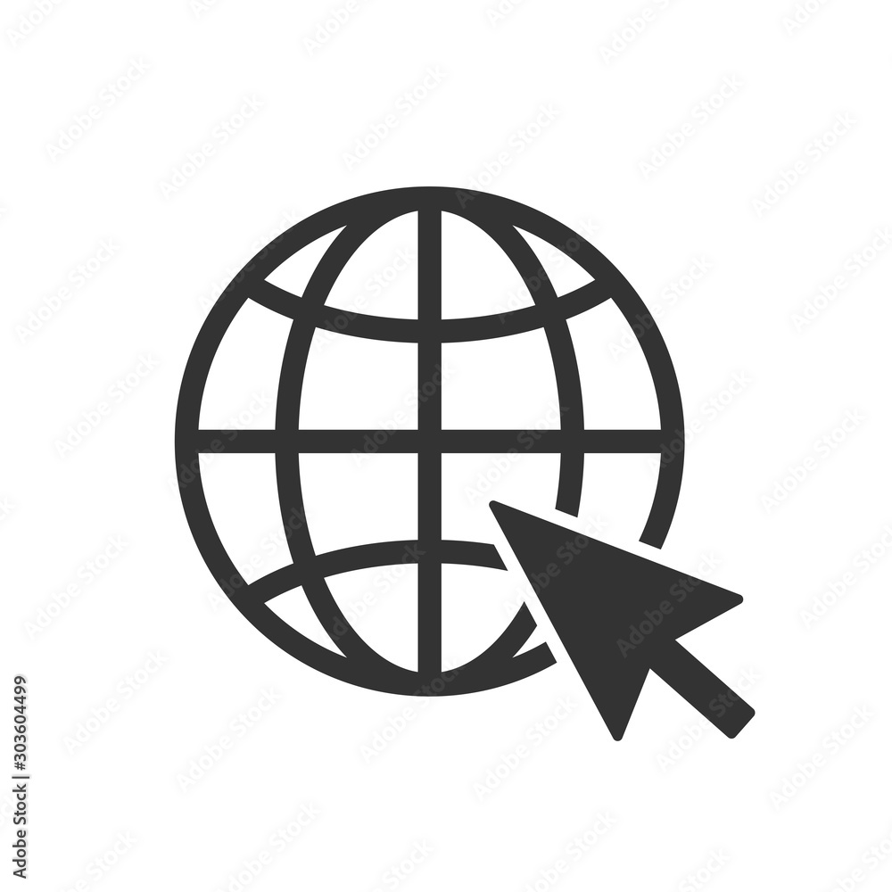 Canvas Prints website icon. vector www icon