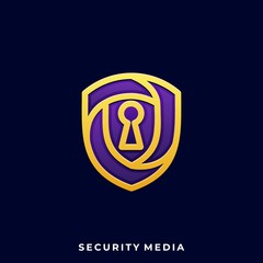 Shield Security Illustration Vector Template