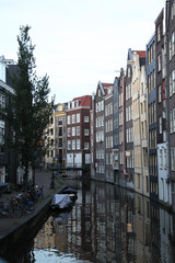 Naklejka premium houses in amsterdam