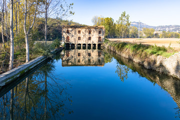 Obraz premium Tour of the river Ter - Osona