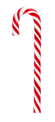Fototapeta premium Christmas candy cane isolated on white background