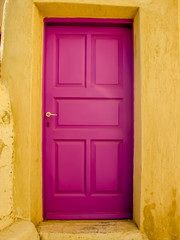 Fototapeta premium Colorful door in the Greece village