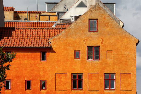 Orange Brickhouse in Christianshavn Copenhagen Denmark