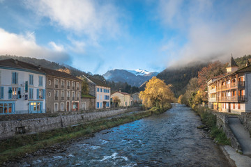 French mountain village of Seix