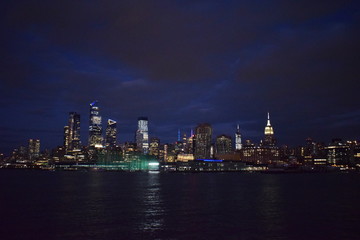 Naklejka na ściany i meble NYC City Lights