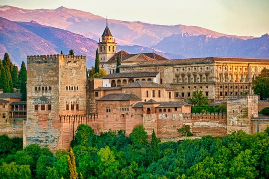 alhambra in granada spain
