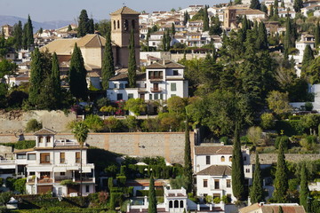 Obraz premium view of the city of Granada