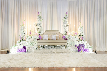 Pelamin or Bridal Dais meant for Bride and Groom on their wedding day