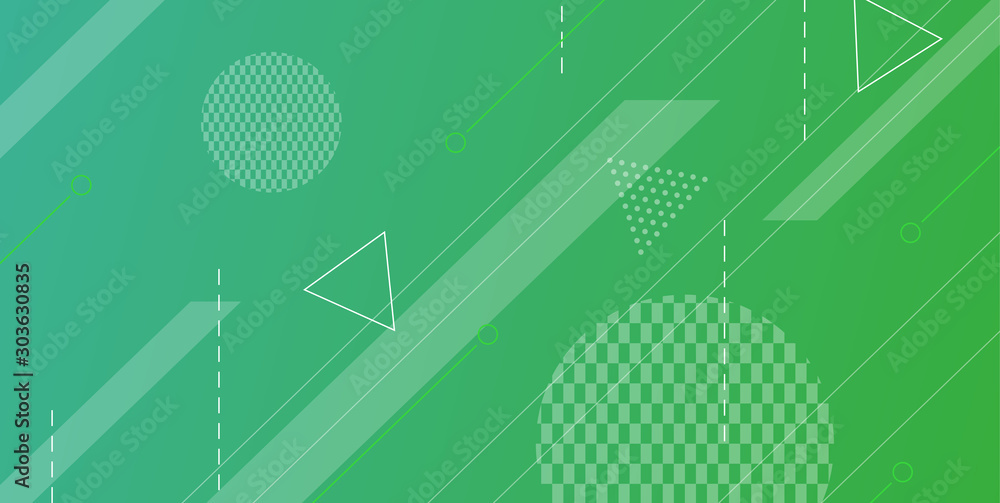 Poster gradient vector geometric shapes background. minimal geometric background with trendy gradient. colo