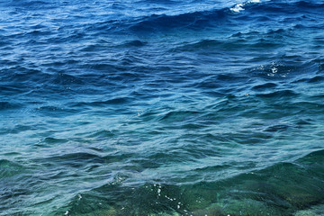 Deep blue sea background