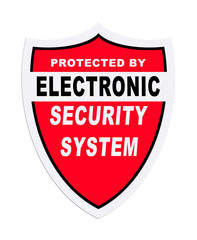 Security System Sticker