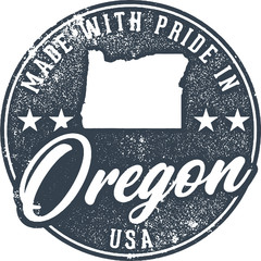 Made in Oregon State Packaging Label