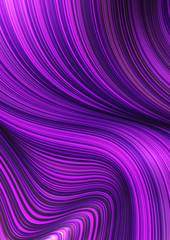 Obraz premium Fashion poster thin lines locks luxury design. Liquid wave shiny lines hair fashion background. Beautiful flowing drape textiles thin threads hair. Illustration vogue liquid threads drape banner set.