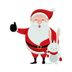 merry christmas santa claus character
