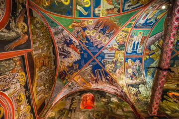 Interior Of Monastery of Varlaam - Meteora, Greece