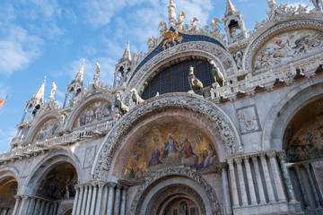 Fototapeta na wymiar Basilica San Marco, Venice, Italy 