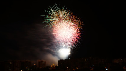 Night fireworks
