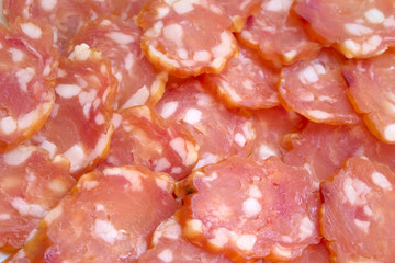 Variety of salami and ham. © alex2212110