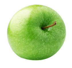green apple isolated on white background
