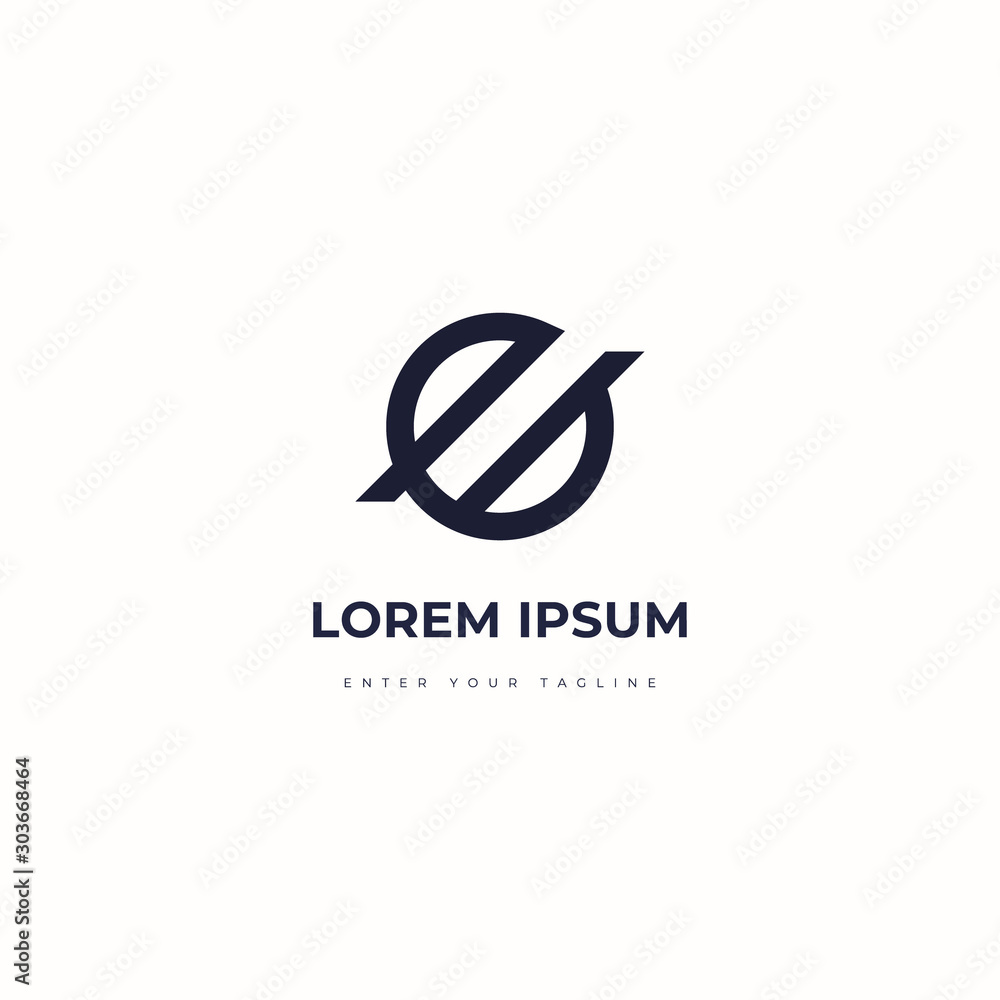 Poster c group letter logo design, monogram initial c with concept icon planet + c.