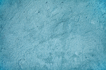 Background - grain texture blue paint wall. Beautiful abstract grunge decorative navy blue dark wallpaper. Cement wall texture in blue color.