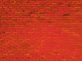 Vintage facade brick stone wall texture background.