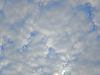 Sky with clouds in the morning