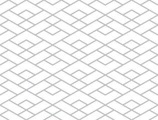 The geometric pattern with lines. Seamless vector background. White and grey texture. Graphic modern pattern. Simple lattice graphic design.