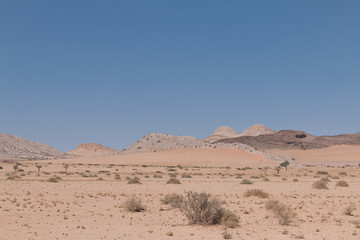 Fototapeta na wymiar Mountains in the namib desert, Africa