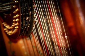 musique corde harpe intrument
