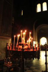 ブルガリア　アレクサンダル・ネフスキー大聖堂の燭台