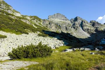 Fototapeta na wymiar Landscape of Orlovets peak, Rila Mountain, Bulgaria