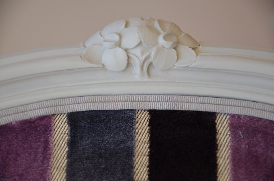 d&eacute;tail fauteuil Louis XV