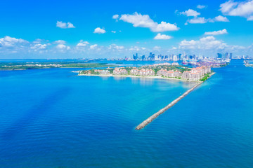 Naklejka na ściany i meble Miami Beach Landscape