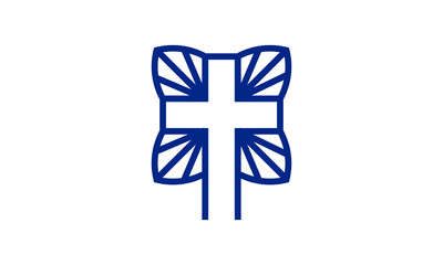 Obraz premium Church logo design Template for churches and Christian organizations