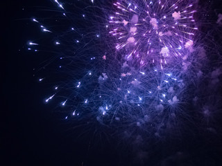 Beautiful colorful firework texture background