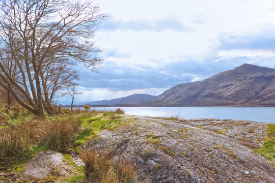 Landscape in the mountains Fort William Scotland Highlands © KatineDesign