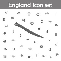 Knife icon. England icons universal set for web and mobile