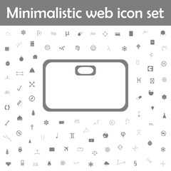 A shelf icon. Web, minimalistic icons universal set for web and mobile