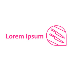 Knife icon illustration sign symbol. Knife vector logo