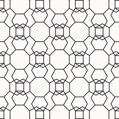 Pattern geometry of  octagon and hexagon background. Pattern is on swatch panel.