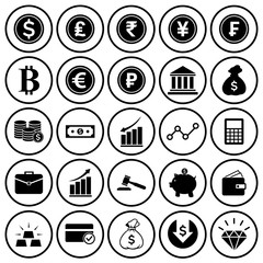 money and finance icon vector design symbol