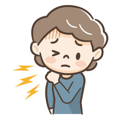 肩こり　中高年　女性
