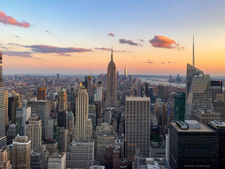 sunset in NYC 