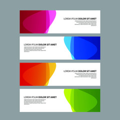 Vector Abstract design banner web template