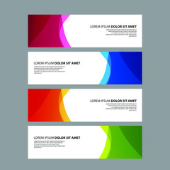 Vector Abstract design banner web template