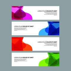 Vector Abstract design banner web template