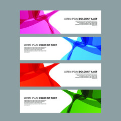 Vector Abstract design banner web template