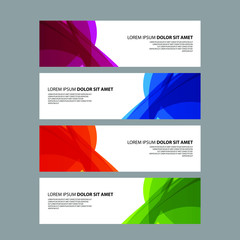 Vector Abstract design banner web template